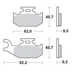 BRAKE PAD ATV SINTER PRO RACING - MOTO-MASTER