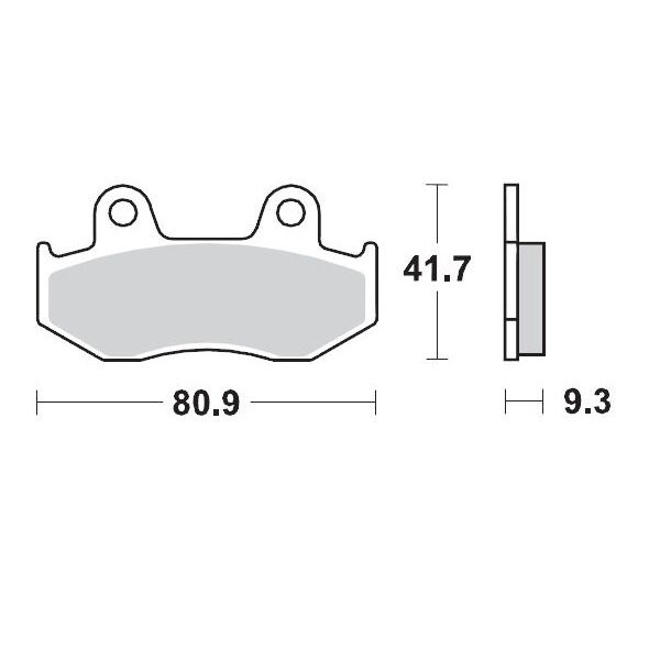 BRAKE PAD ATV SINTER PRO RACING - MOTO-MASTER