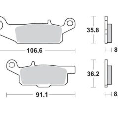 BRAKE PAD ATV SINTER PRO RACING - MOTO-MASTER