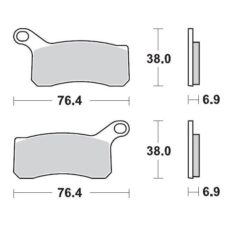 BRAKE PAD ATV SINTER PRO RACING - MOTO-MASTER