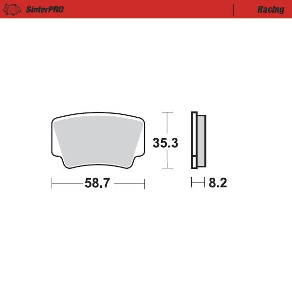 BRAKE PAD ATV SINTER PRO RACING - MOTO-MASTER