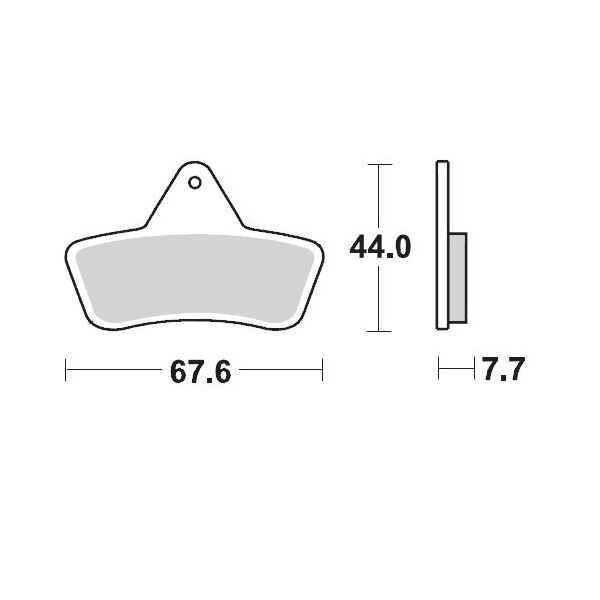 BRAKE PAD ATV SINTER PRO RACING - MOTO-MASTER