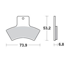 BRAKE PAD ATV SINTER PRO RACING - MOTO-MASTER