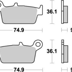 BRAKE PAD OFFROAD NITRO - MOTO-MASTER