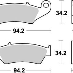 BRAKE PAD OFFROAD NITRO - MOTO-MASTER