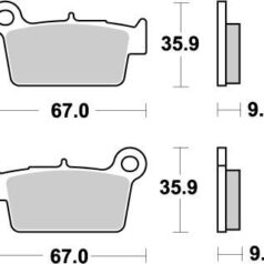 BRAKE PAD NITRO OFFROAD - MOTO-MASTER