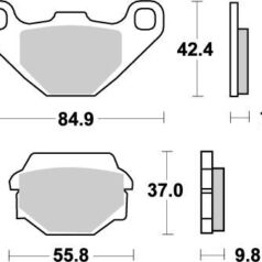 BRAKE PAD OFFROAD NITRO - MOTO-MASTER