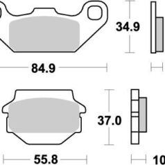 BRAKE PAD ATV NITRO - MOTO-MASTER