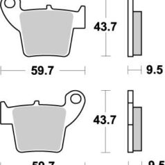 BRAKE PAD OFFROAD NITRO - MOTO-MASTER