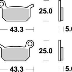 BRAKE PAD OFFROAD NITRO - MOTO-MASTER