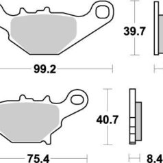 BRAKE PAD OFFROAD NITRO - MOTO-MASTER