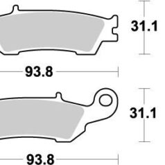 BRAKE PAD OFFROAD NITRO - MOTO-MASTER