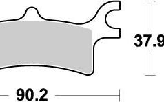 BRAKE PAD ATV SINTER PRO RACING - MOTO-MASTER