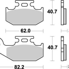 BRAKE PAD ATV NITRO - MOTO-MASTER