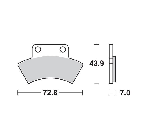 BRAKE PAD ATV NITRO - MOTO-MASTER