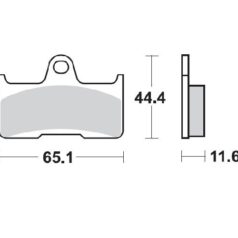 BRAKE PAD ATV NITRO - MOTO-MASTER