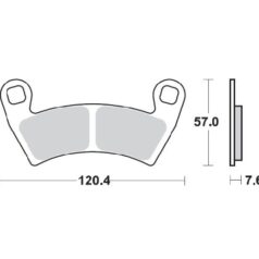 BRAKE PAD ATV NITRO - MOTO-MASTER