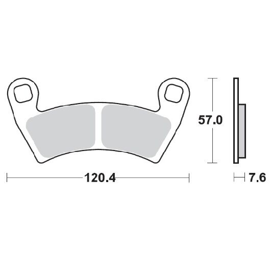 BRAKE PAD ATV NITRO - MOTO-MASTER