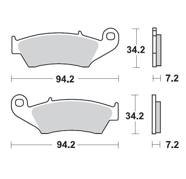 BRAKE PAD OFFROAD NITRO SPORT - MOTO-MASTER