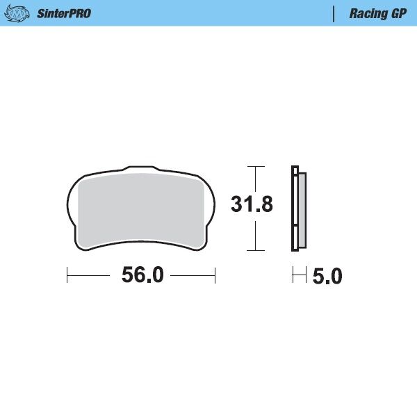 BRAKE PAD OFFROAD SINTER PRO RACING GP - MOTO-MASTER