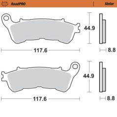 BRAKE PAD ROADPRO SINTER - MOTO-MASTER