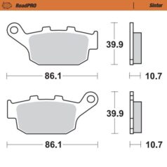 BRAKE PAD ROADPRO SINTER - MOTO-MASTER