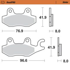 BRAKE PAD ROADPRO SINTER - MOTO-MASTER