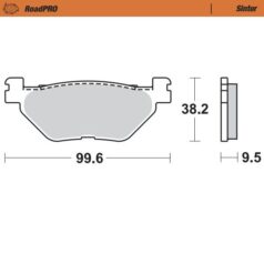 BRAKE PAD ROADPRO SINTER - MOTO-MASTER