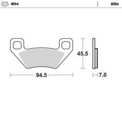BRAKE PAD ATV NITRO - MOTO-MASTER