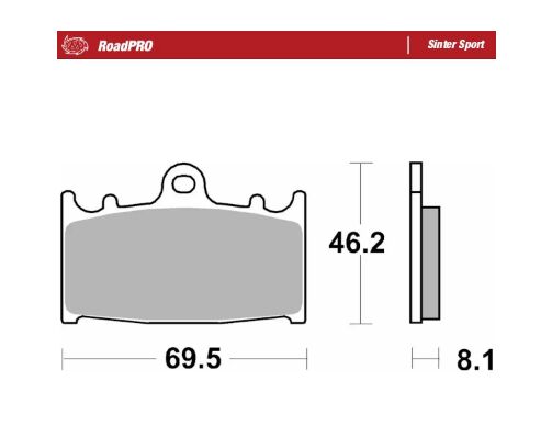 BRAKE PAD SINTER SPORT - MOTO-MASTER