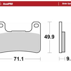 BRAKE PAD ROADPRO SINTER SPORT - MOTO-MASTER