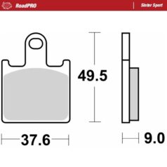 BRAKE PAD ROADPRO SINTER SPORT - MOTO-MASTER