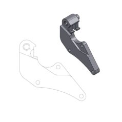 RELOCATION BRACKET BRAKE CALIPER SM STREET 320MM - MOTO-MASTER