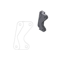 RELOCATION BRACKET BRAKE CALIPER SM STREET 320MM - MOTO-MASTER