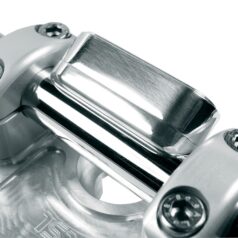 HANDLEBAR BRACKET FRAME POLISHED WITH INDICATOR LIGHTS FOR MOTOSCOPE MINI - MOTOGADGET