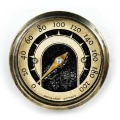 MST VINTAGE ANALOG SPEEDOMETER BRASS FINISH - MOTOGADGET