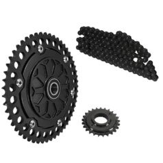 Kedjekonverterings kit Black for - Harley Touring  2009-2023