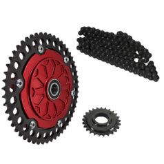Kedjekonverterings kit Red for - Harley Touring  2009-2023