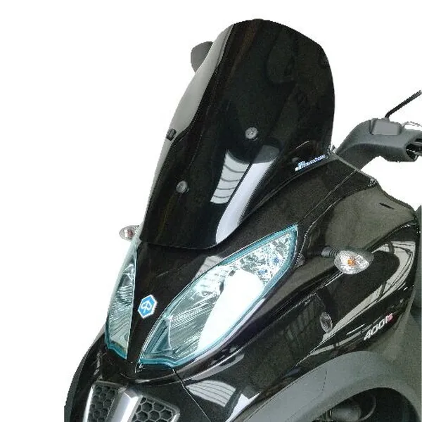 Racing-vindruta 51 cm, rökgrå – passar Piaggio MP3 300/400/500 LT (2011–2016)