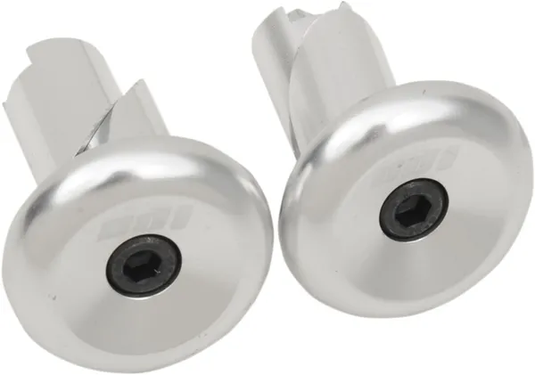 BAR END PLUGS SILVER