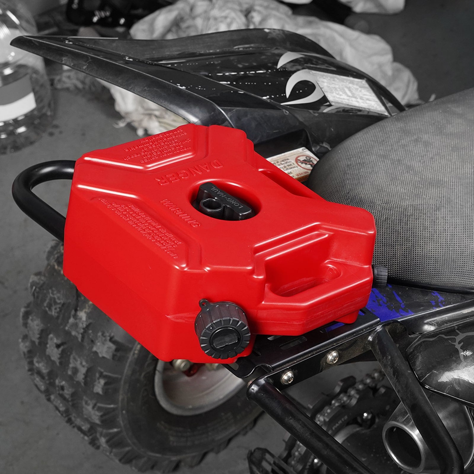 1.3GL/5L Portable Gas Fuel Tank Jerry Can Tank Oil Containers For ATV UTV Motorcycle Car - Bild 3