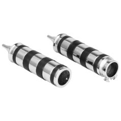 1'' Pair Motorcycle Hand Grips Cable Throttle Handle for Harley Honda Cruiser