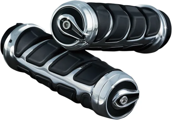 GRIPS KINETIC FOR DUAL CABLE THROTTLE CHROME