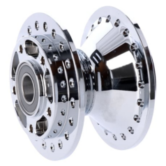 Front wheel hub, chrome - 08-20 XL Sportster (exkl. 11-20 XL883L, 883R, 1200X/T)
