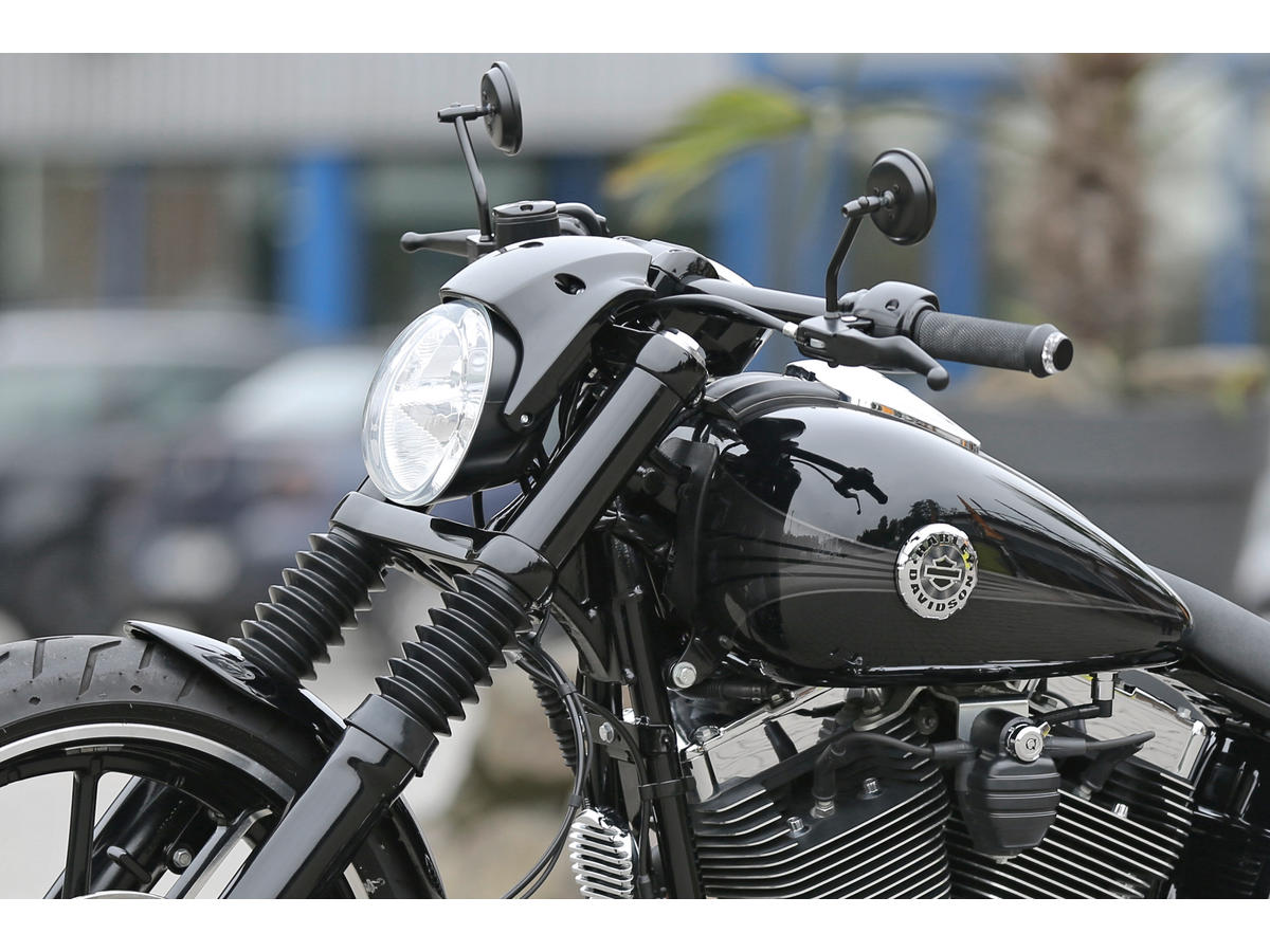 13-14 FXSBSE, 14-17 FXSBUpper Fork Cover Black - Bild 2