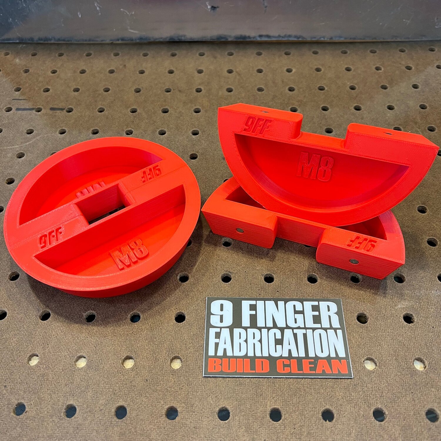 9Finger Fabrication, M8 engine case bore plug set - Bild 2
