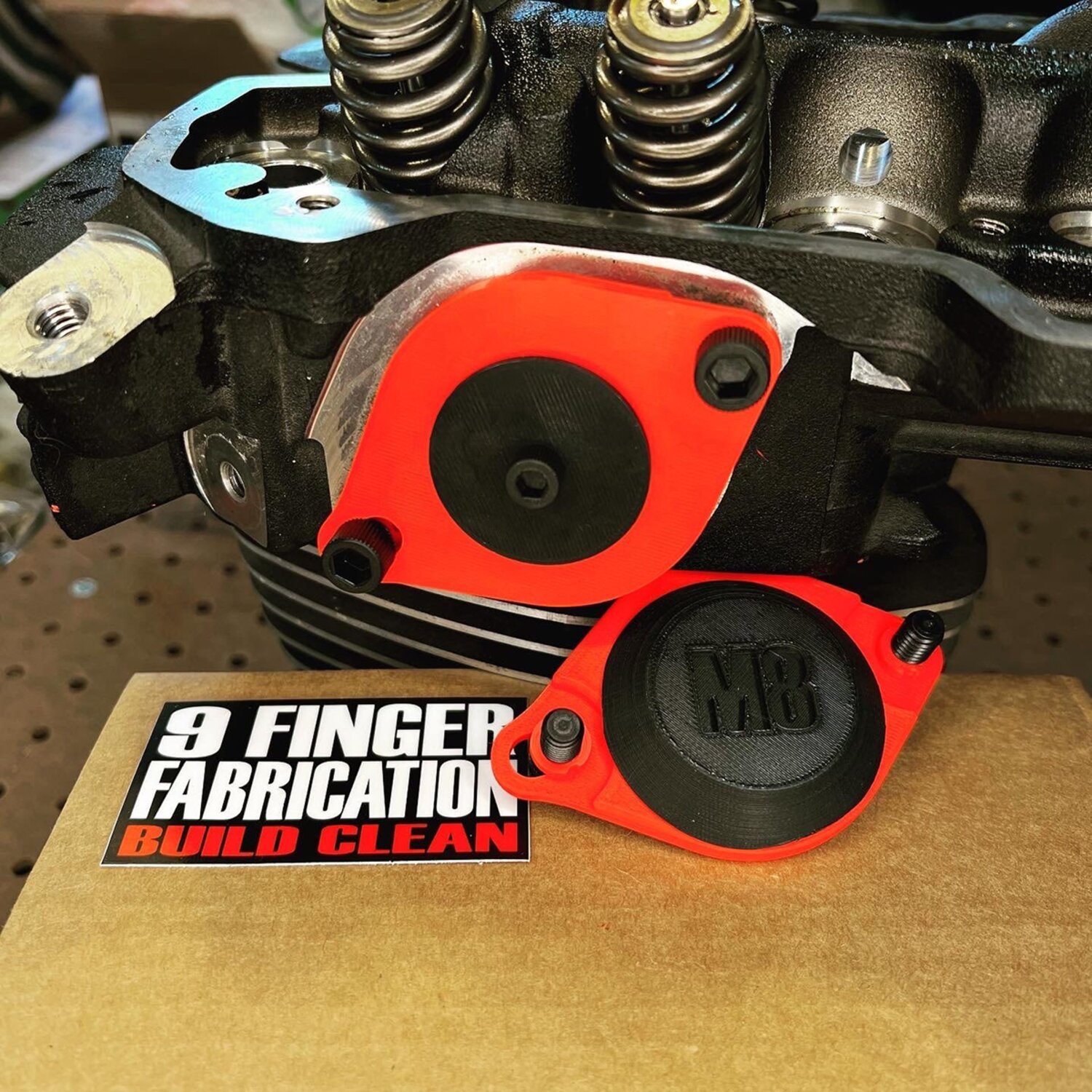 9Finger Fabrication, M8 intake port cover set