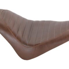 Enzo Horizontal Solo Seat Brown Vinyl