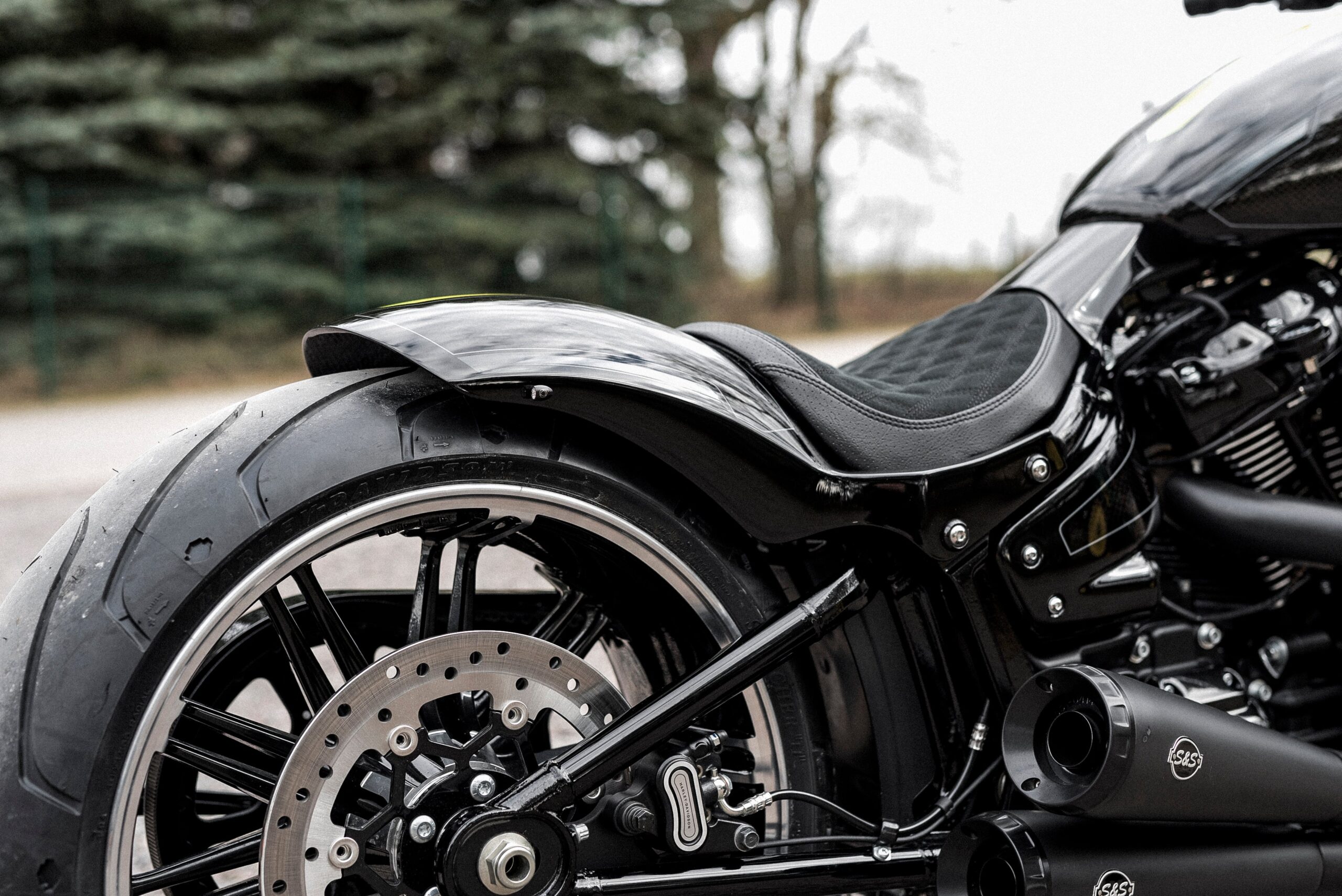 Softail Rear Fender "Short Oval" 2018-2025 Fat Boy FLFB FLFBS - Bild 2