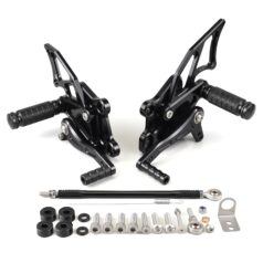 Adjustable CNC Billet Rear Sets Footrests -Kawasaki Ninja 300 EX300 13-17
